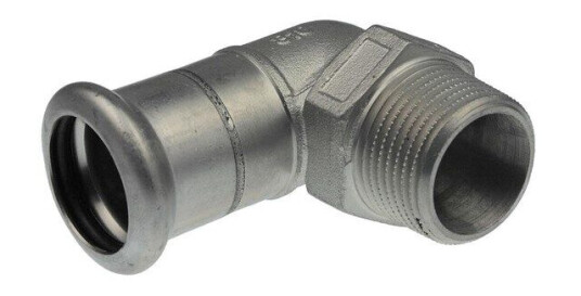 Vsh Fabrieken Xpr stainless angl ad 90 deg. fm 18xr1/2 Vsh Fabrieken Xpr stainless angl ad 90 deg. fm 18xr1/2