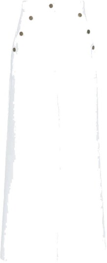 Max Mara Dame Jeans Hvit 2XS,
