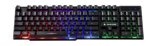 Tracer Gamingtastatur LoCCar med RGB Belysning - Kablet USB - Svart