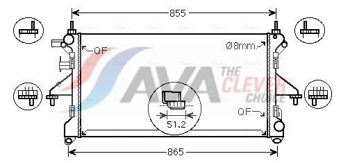 Radiator AVA Clever Choice FT2453