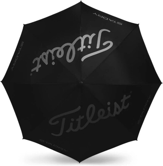Titleist StaDry Single Canopy Paraply Sort