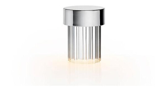Flos Last Order Fluted Bordlampe Rustfritt Stål Flos Last Order Fluted Bordlampe Rustfritt Stål