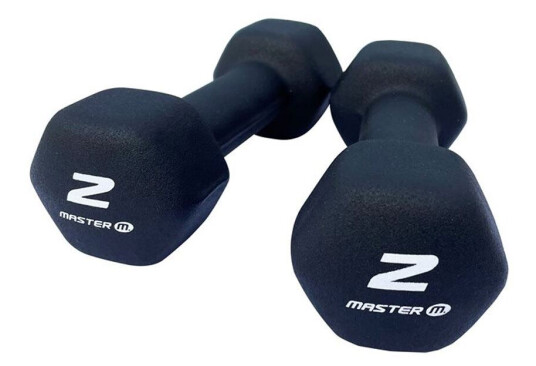 Master Fitness Neoprenhantlar i par, Hantlar Neoprene/Vinyl