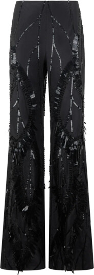 Alberta Ferretti Dame Bukser Svart S,