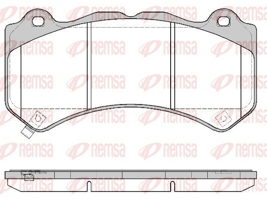Bremseklosser REMSA 1376.04 Bremseklosser REMSA 1376.04