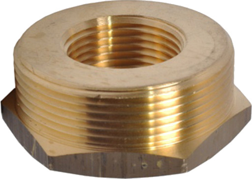 1/2" x 1/8" nippelhylse messing avzinkfri