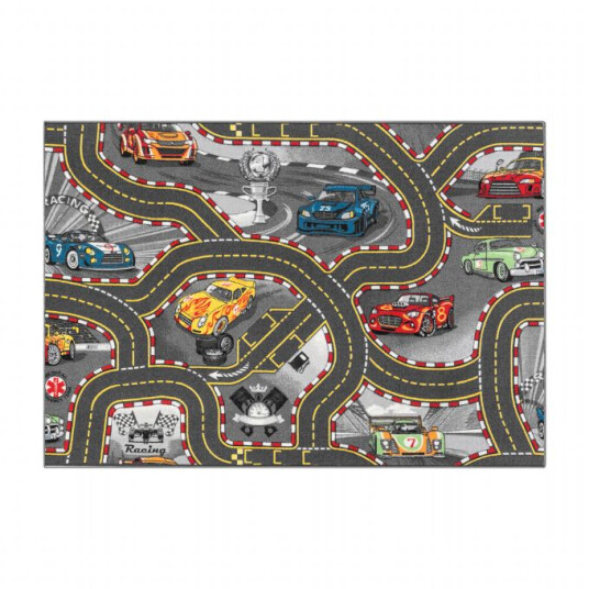 Diverse Teppe, Leketeppe Biler 140x200cm Traffic Cars Barneteppe 750066