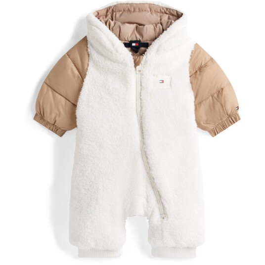 Tommy Hilfiger Ivory Silk Teddybjørn Combi Skisuit 62 Tommy Hilfiger Ivory Silk Teddybjørn Combi Skisuit 62