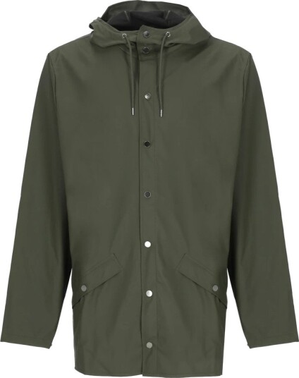 Rains Vanntett Unisex Jakke Grønn XL