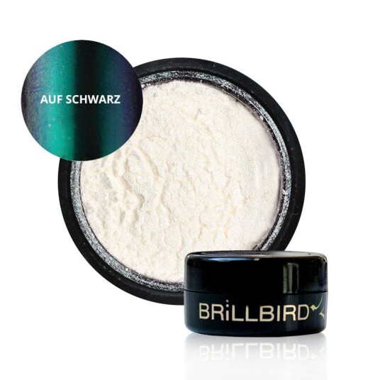 Brillbird Norge Chrome Pigment Pulver Green valley