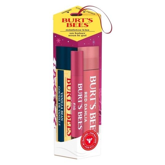 Burt"s Bees Mistletoe Kiss Red 3pcs