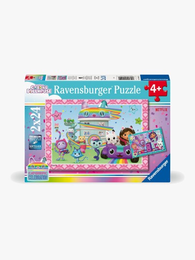 Ravensburger Puslespill 2x24 Brikker Gabby's Dollhouse Ravensburger Puslespill 2x24 Brikker Gabby's Dollhouse