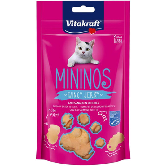 Vitakraft Kattegodbiter med Laks 40g - Delikate Snacks til Katter