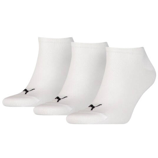 Puma Sneaker Plain 3PK, ankelsokker, unisex 35/38 White Puma Sneaker Plain 3PK, ankelsokker, unisex 35/38 White