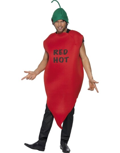 Gigantisk Chili Pepper Kostyme Gigantisk Chili Pepper Kostyme