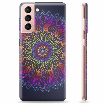 Samsung Galaxy S21 5G TPU-deksel Fargerik Mandala