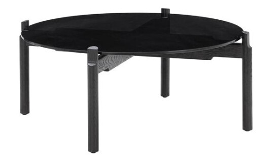 Wendelbo Notch Rundt Salongbord Medium Sort