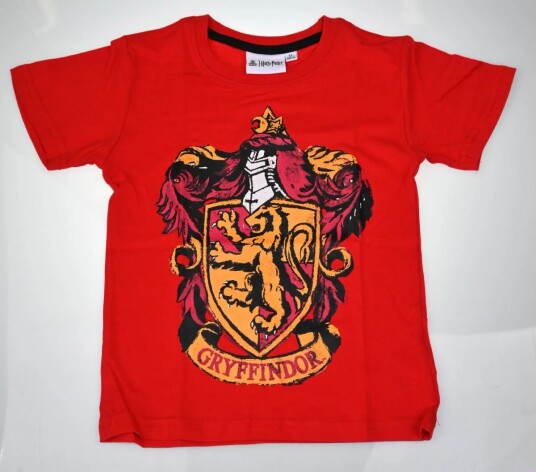 Harry Potter T-skjorte Gryffindor - 110 / 5 år - Barn - 100% bomull