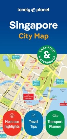 Lonely Planet Singapore City Map Lonely Planet Singapore City Map