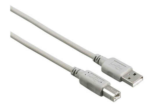 Hama USB-kabel 2.0 Grå 1,5m 25-pak