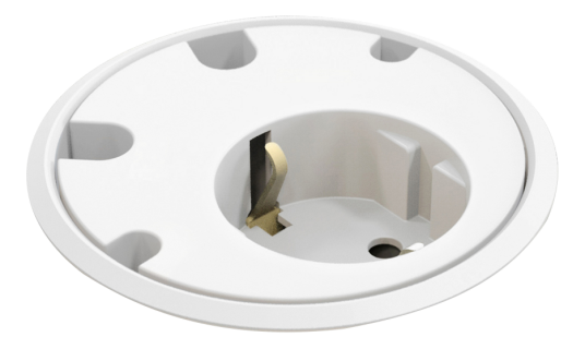 FORMING FUNCTION Powerdot 1 Power 4 Cable-Throughs White FORMING FUNCTION Powerdot 1 Power 4 Cable-Throughs White