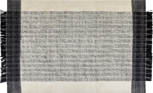Ketenli Ullteppe 140x200 cm - Svart/hvit