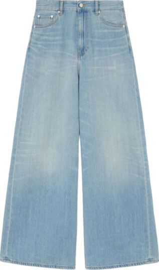 Ganni Dame Jeans Blå W28,
