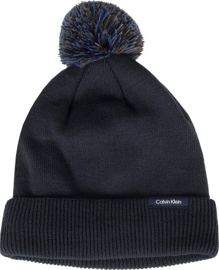 Calvin Klein Golf Linden Bobble Beanie Navy ONE SIZE Calvin Klein Golf Linden Bobble Beanie Navy ONE SIZE