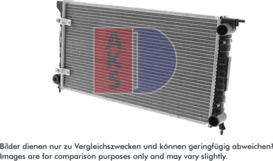 AKS DASIS 040360N Radiator, motorkjøling