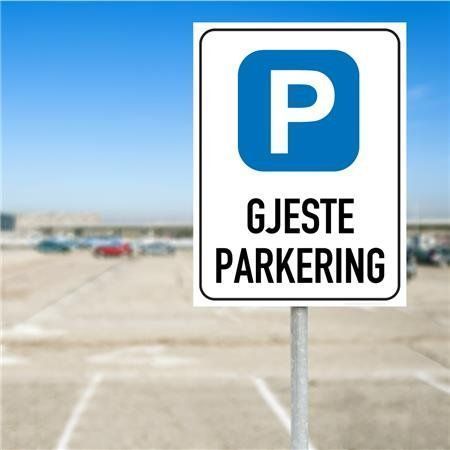 Skilt   Parkering   Gjesteparkering