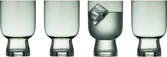 Lyngby Glas Sorrento vannglass 30 cl 4-pk Grønn