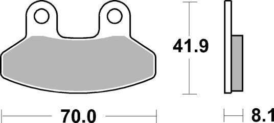 Bremseklosser sbs 792HF