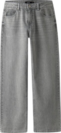 LMTD Nlfbett Dnm Nw R Wide Pant Noos Grey 140