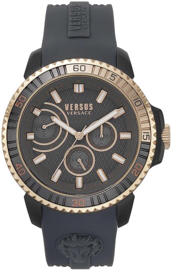 Versus by Versace Herreklokke VSPLO0319 Aberdeen Grå/Gummi Ø45 mm Versus by Versace Herreklokke VSPLO0319 Aberdeen Grå/Gummi Ø45 mm