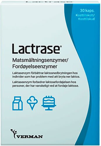 Biosym Lactrase   30 kapsler
