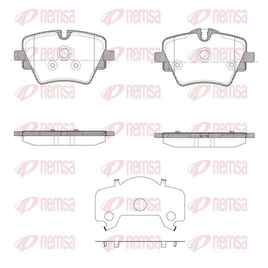 Bremseklosser REMSA 1625.00 Bremseklosser REMSA 1625.00