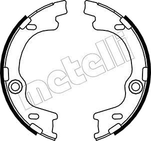 Bremseskosett håndbrems METELLI 53 0185 Bremseskosett håndbrems METELLI 53 0185