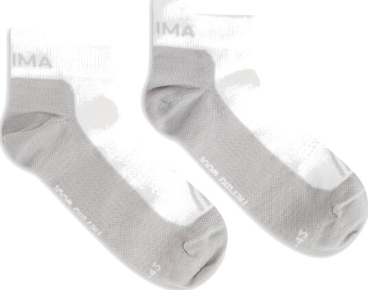 Aclima Ankle Wool Socks 2pk White / Light Grey 44 48
