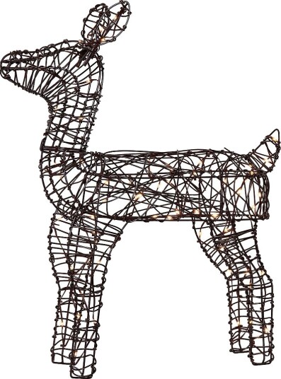 Star Trading Utendørsdekorasjon VickeDeer 60cm Brun