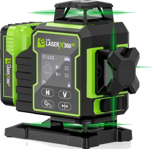 Elma Batteri X360-M Rotasjonslaser Med Og Tilbehør