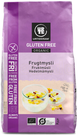 Urtekram Fruktmüsli Glutenfri 400g Urtekram Fruktmüsli Glutenfri 400g