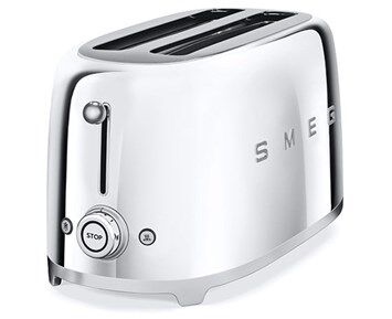 Smeg Brødrister 4 Skiver Krom TSF02