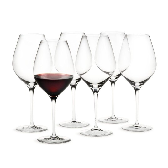 Holmegaard Cabernet Lines bourgogneglass 69 cl 6-pakning Klar ?