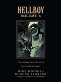 Hellboy Library Edition Volume 6: The Storm And The Fury And The Bride Of Hell Av Mike Mignola