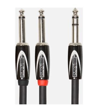 Roland Rcc-5-Tr28 1.5m Interconnect Cable, 1/4" TrsMale-Dual 1/4" Roland Rcc-5-Tr28 1.5m Interconnect Cable, 1/4" TrsMale-Dual 1/4"
