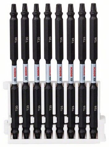 Bosch Impact Control Skrutrekkerbits, Pakke, 8 Stk. Bosch Impact Control Skrutrekkerbits, Pakke, 8 Stk.
