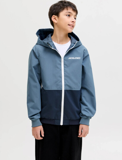 Jack & Jones Jjerush Blocking Hood Bomber Noos Jnr Blue 176