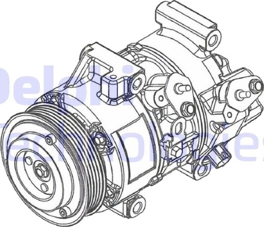 AC kompressor DELPHI CS20495 AC kompressor DELPHI CS20495