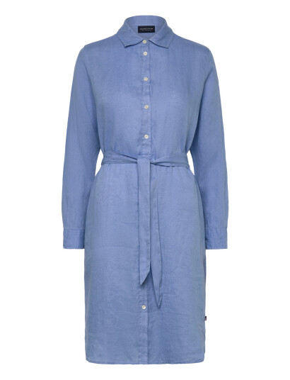 Lexington Clothing Isa Linen Shirt Dress - Blue - XL Lexington Clothing Isa Linen Shirt Dress - Blue - XL