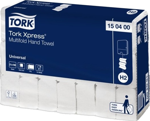 Tork 15 04 00 3990 Ark Papir Hvit 575 Mm 370 Mm 215 Mm